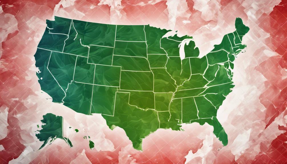 varied legal status by state