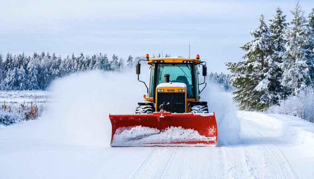 snow plowing techniques defined